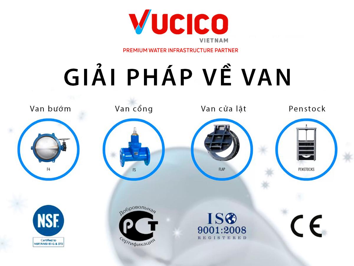 GIẢI PHÁP CỦA VUCICO VỀ VAN CHO MỌI YÊU CẦU