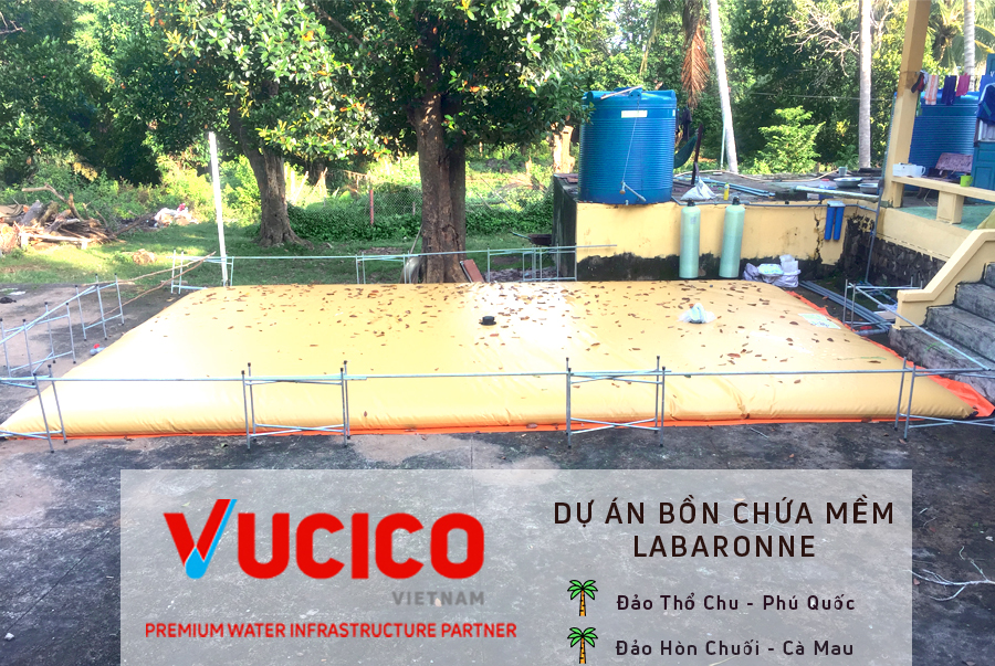 SUPPLY FLEXIBLE WATER TANK OF PROGRAM ” TOWARD TO HOME SEAS AND ISLANDS” PHU QUOC, CA MAU