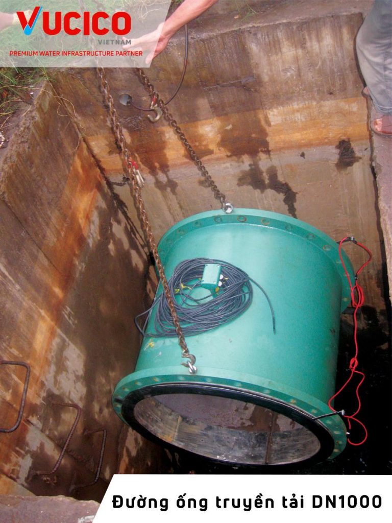ELECTROMAGNETIC METER DN1000 INSTALLATION PROJECT