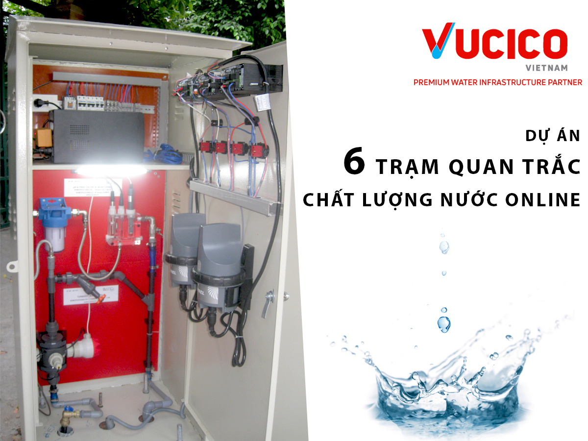 DỰ ÁN CUNG CẤP, LẮP ĐẶT TỦ ĐO CLO DƯ, pH, ĐỘ ĐỤC ONLINE