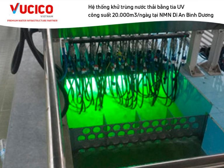 INSTALLATION THE UV DISINFECTION SYSTEM AT DI AN WASTE WATER TREATMENT PLANT – BINH DUONG