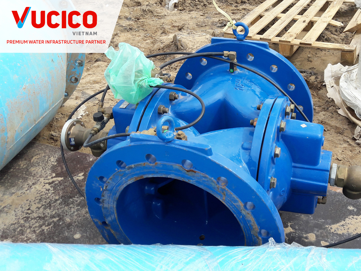 DỰ ÁN CUNG CẤP VÀ LẮP ĐẶT VAN CHỐNG VA CHO NHÀ MÁY AQUAONE HẬU GIANG