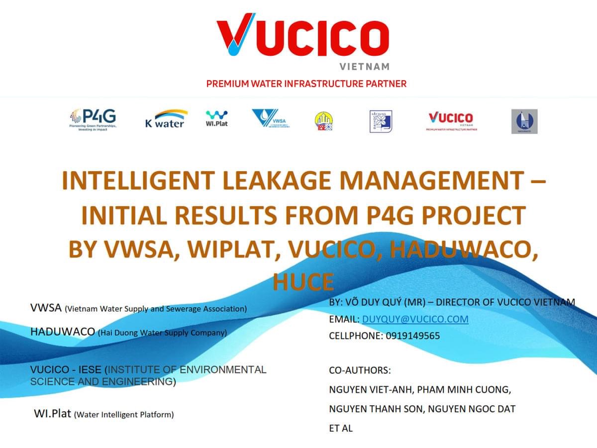 Case study: Áp dụng công nghệ dò tìm rò rỉ WI-Plat trong công tác giảm thất thoát nước sạch tại địa bàn thành phố Hải Dương