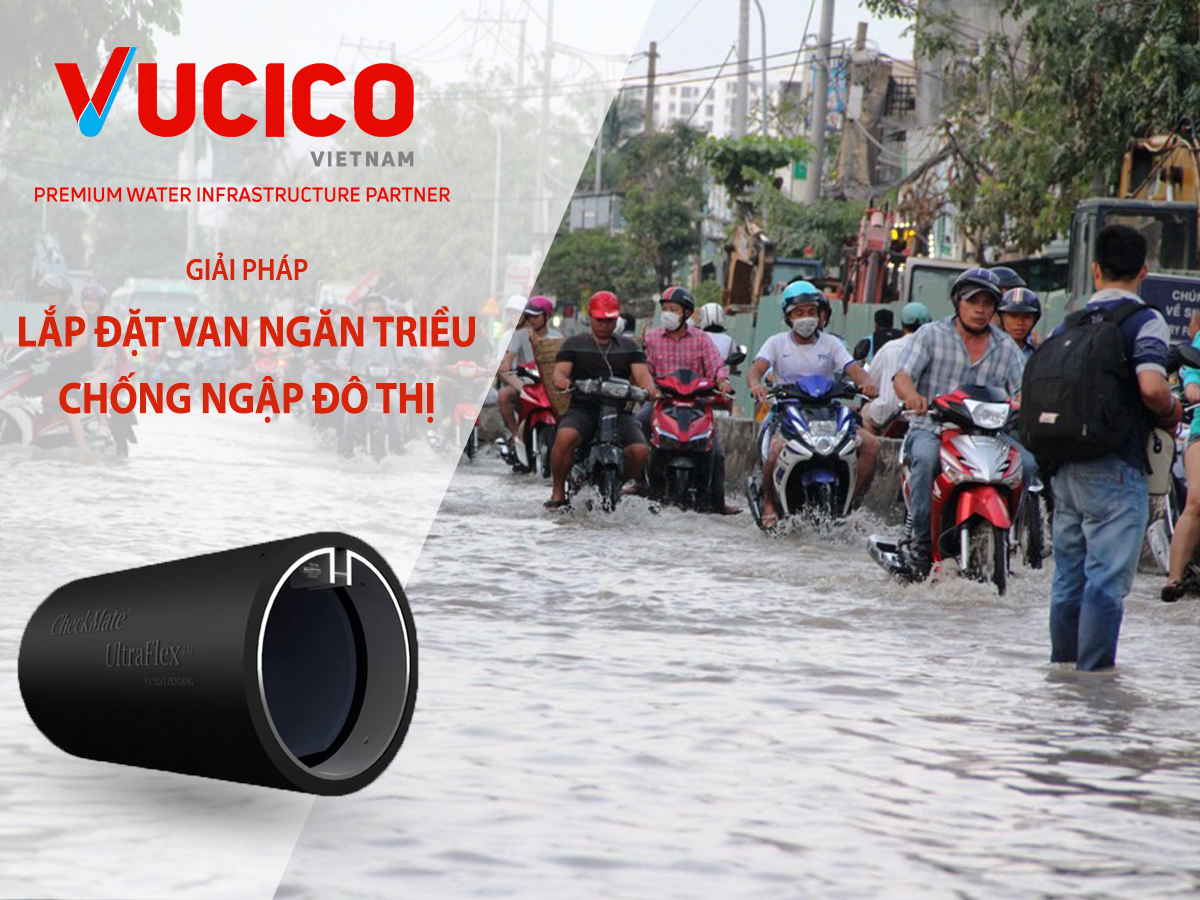 Van ngăn triều chống ngập đô thị đến từ Hoa Kỳ