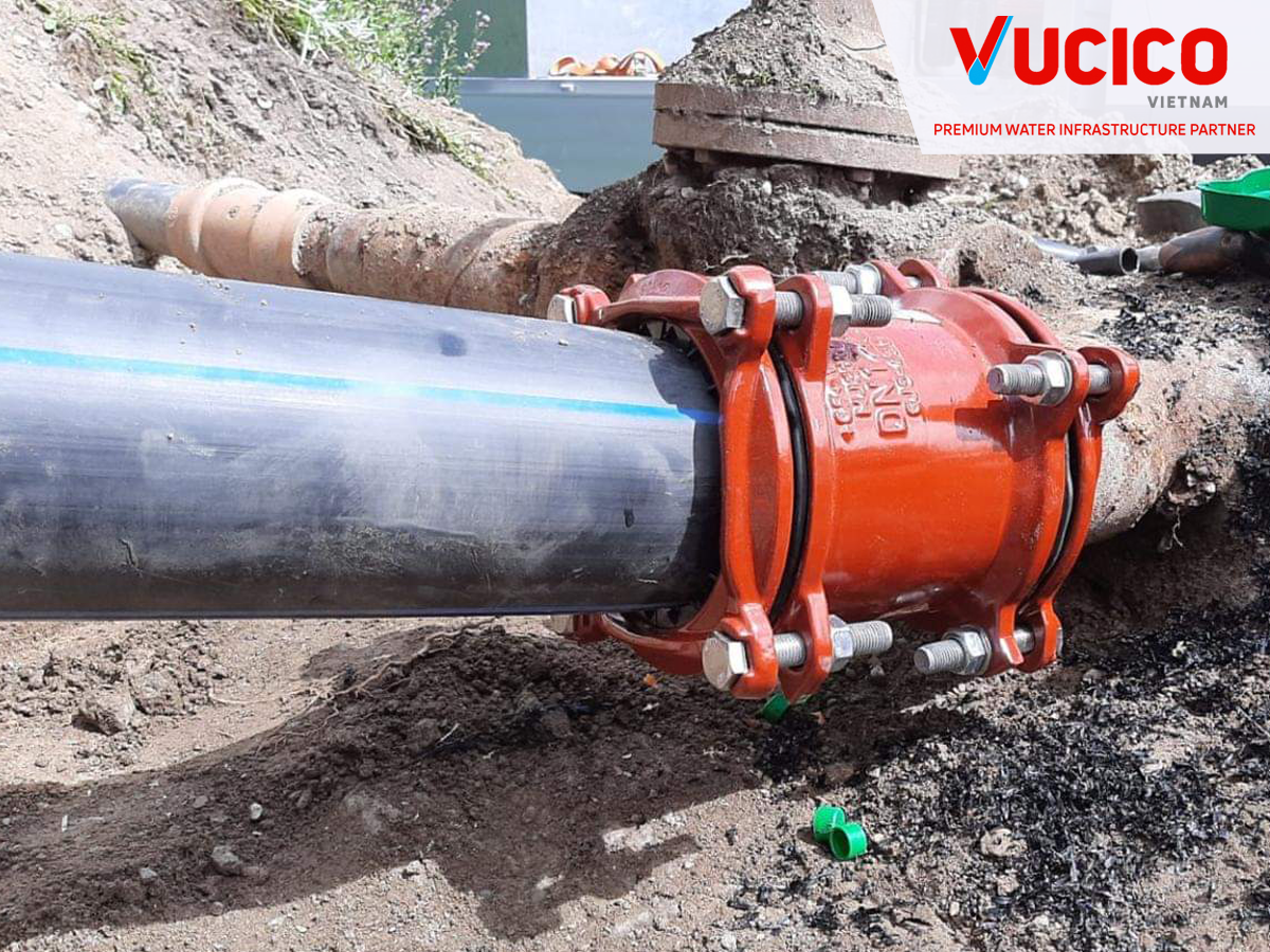 Khớp nối đa năng kết nối mọi loại đường ống dễ dàng – nhập khẩu chính hãng