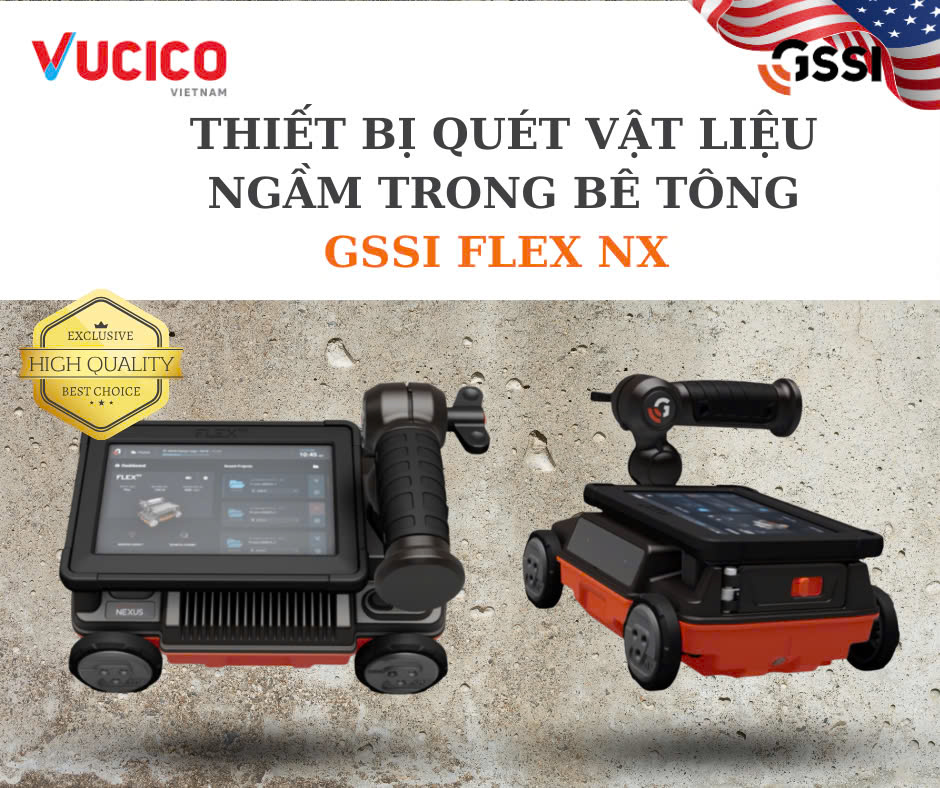 ĐỘT PHÁ CÔNG NGHỆ – THIẾT BỊ QUÉT BÊ TÔNG GSSI FLEX NX