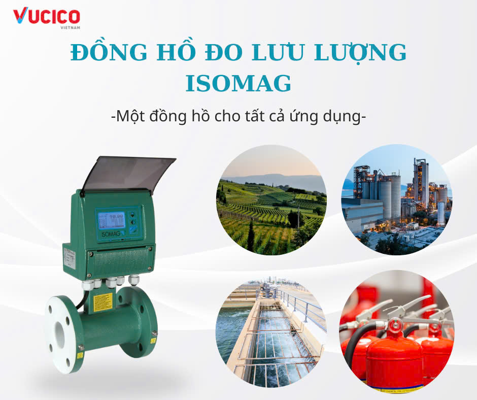 ĐỒNG HỒ ĐO LƯU LƯỢNG ISOMAG – MUA MỘT, ỨNG DỤNG TẤT CẢ 