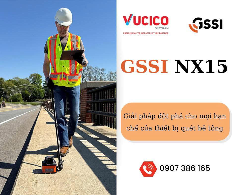 GSSI NX15 – GIẢI PHÁP ĐỘT PHÁ CHO MỌI HẠN CHẾ CỦA MÁY QUÉT BÊ TÔNG