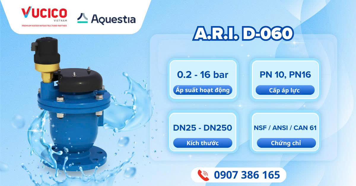 Van thu xả khí kết hợp