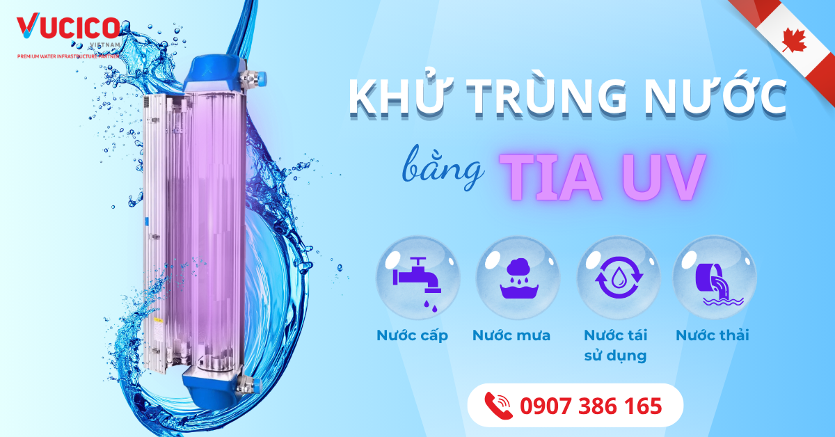 Ứng dụng máy khử trùng nước bằng tia UV